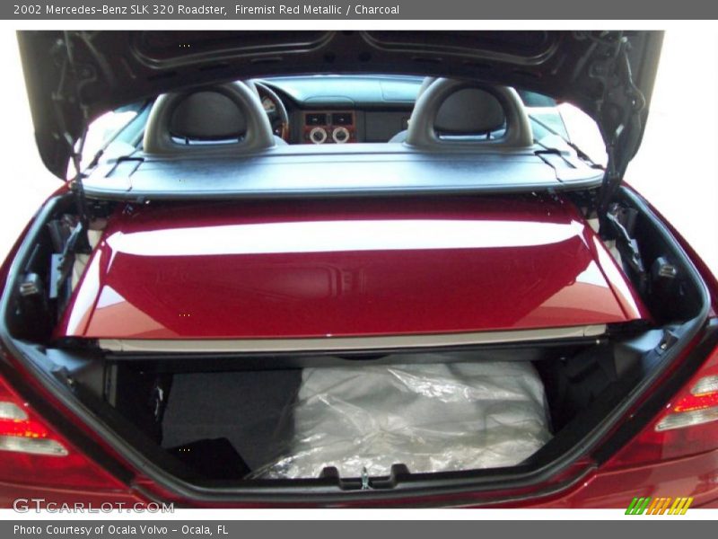 Firemist Red Metallic / Charcoal 2002 Mercedes-Benz SLK 320 Roadster