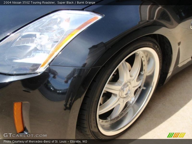 Super Black / Burnt Orange 2004 Nissan 350Z Touring Roadster