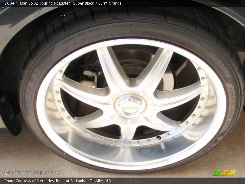 Super Black / Burnt Orange 2004 Nissan 350Z Touring Roadster