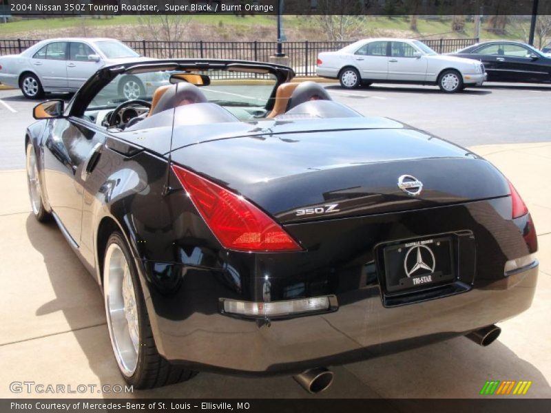 Super Black / Burnt Orange 2004 Nissan 350Z Touring Roadster