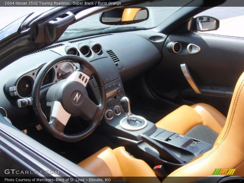 Super Black / Burnt Orange 2004 Nissan 350Z Touring Roadster