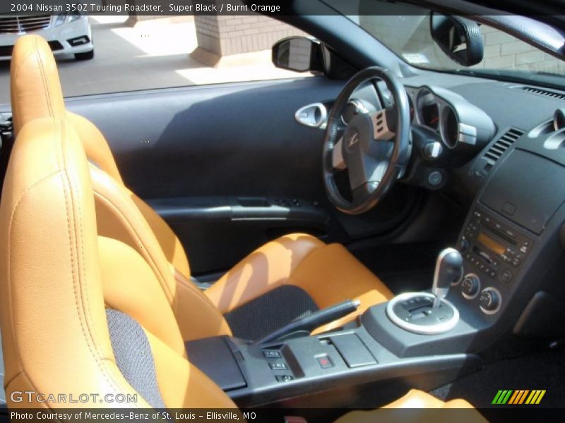 Super Black / Burnt Orange 2004 Nissan 350Z Touring Roadster