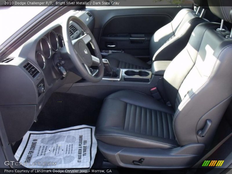 Bright Silver Metallic / Dark Slate Gray 2010 Dodge Challenger R/T
