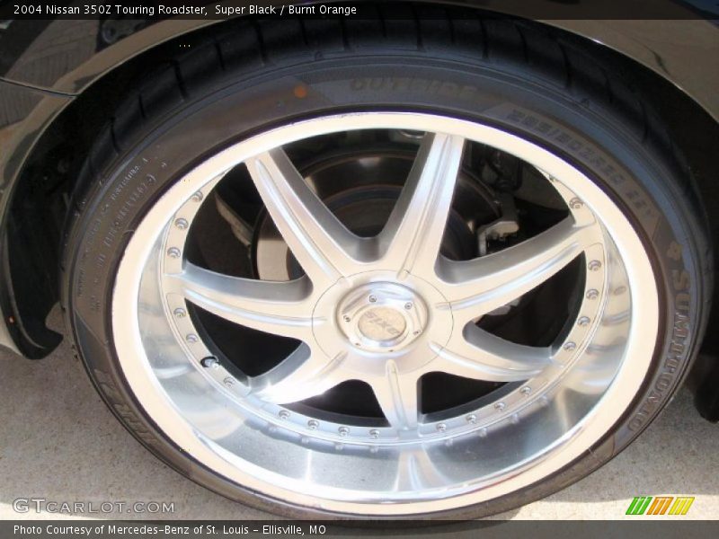 Super Black / Burnt Orange 2004 Nissan 350Z Touring Roadster