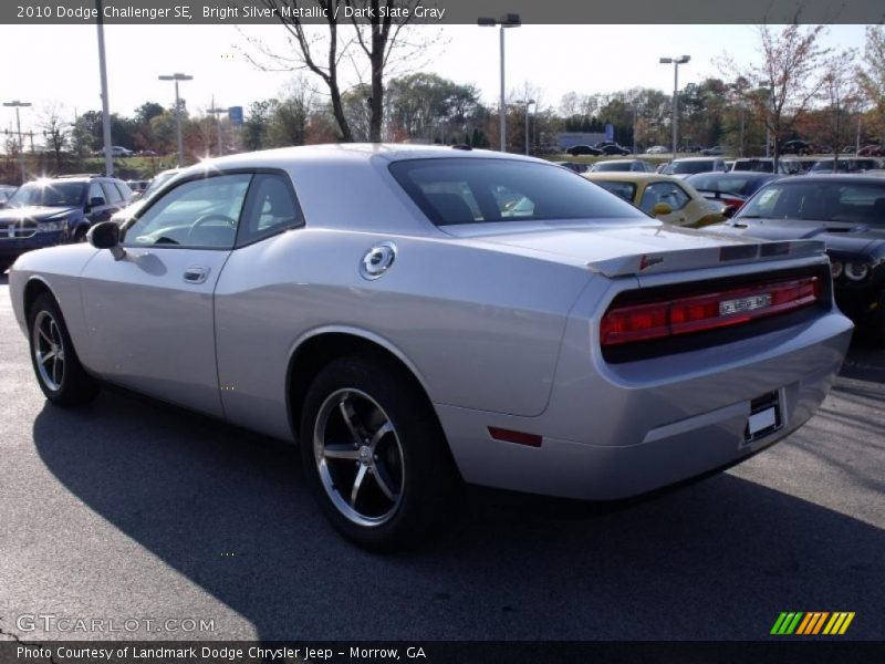 Bright Silver Metallic / Dark Slate Gray 2010 Dodge Challenger SE