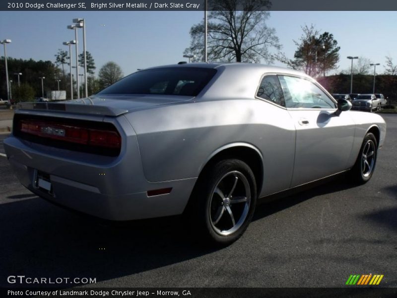 Bright Silver Metallic / Dark Slate Gray 2010 Dodge Challenger SE