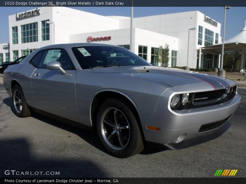 Bright Silver Metallic / Dark Slate Gray 2010 Dodge Challenger SE