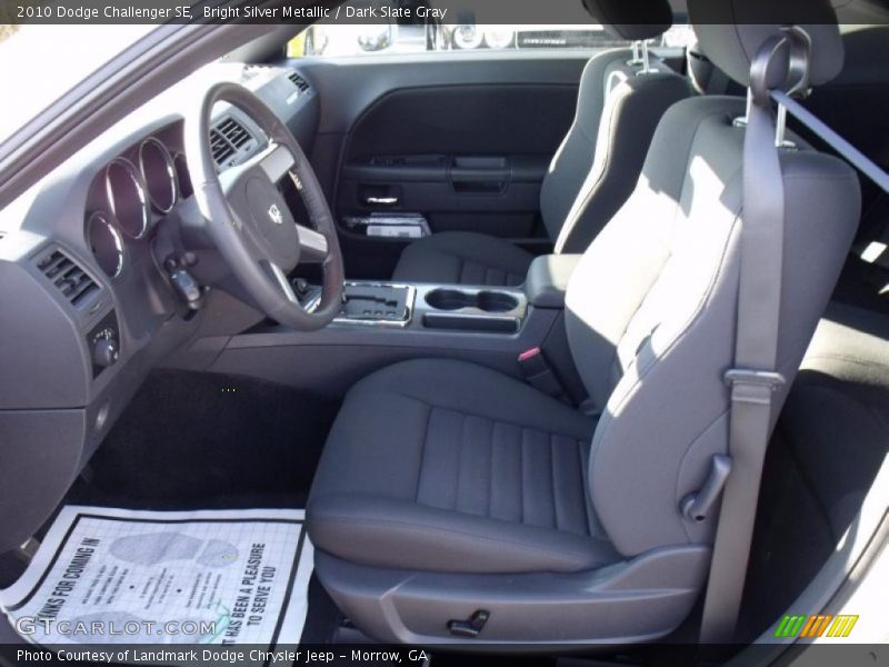 Bright Silver Metallic / Dark Slate Gray 2010 Dodge Challenger SE