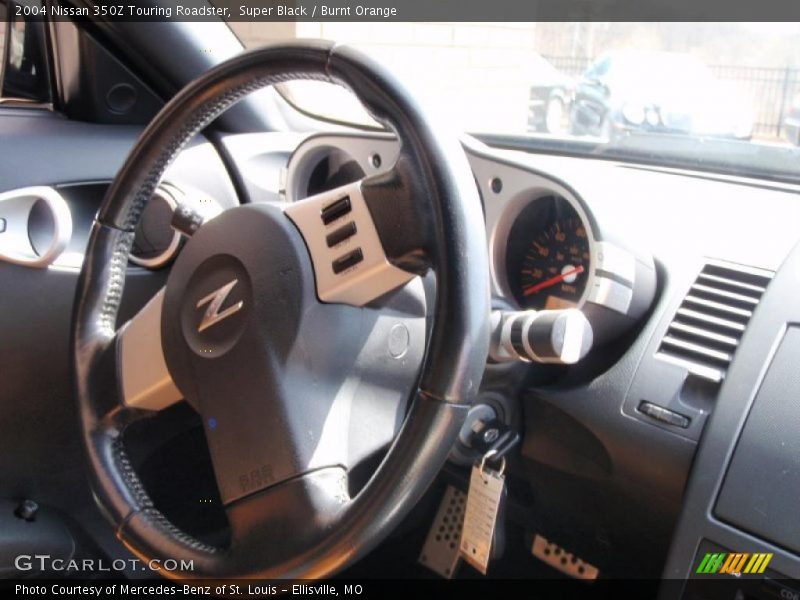 Super Black / Burnt Orange 2004 Nissan 350Z Touring Roadster