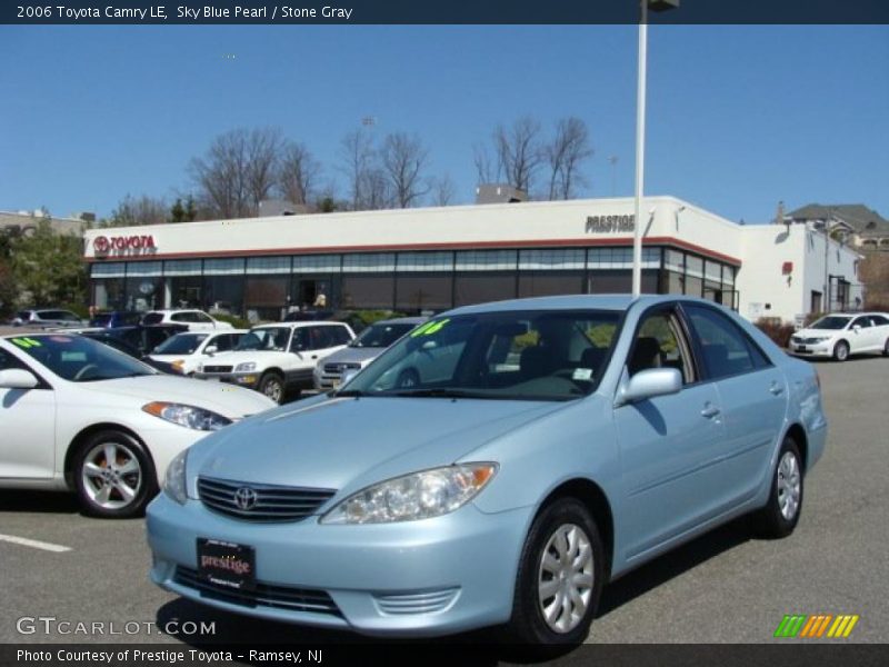 Sky Blue Pearl / Stone Gray 2006 Toyota Camry LE