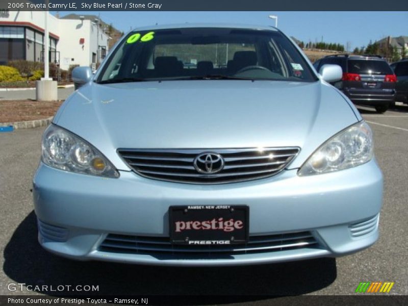 Sky Blue Pearl / Stone Gray 2006 Toyota Camry LE