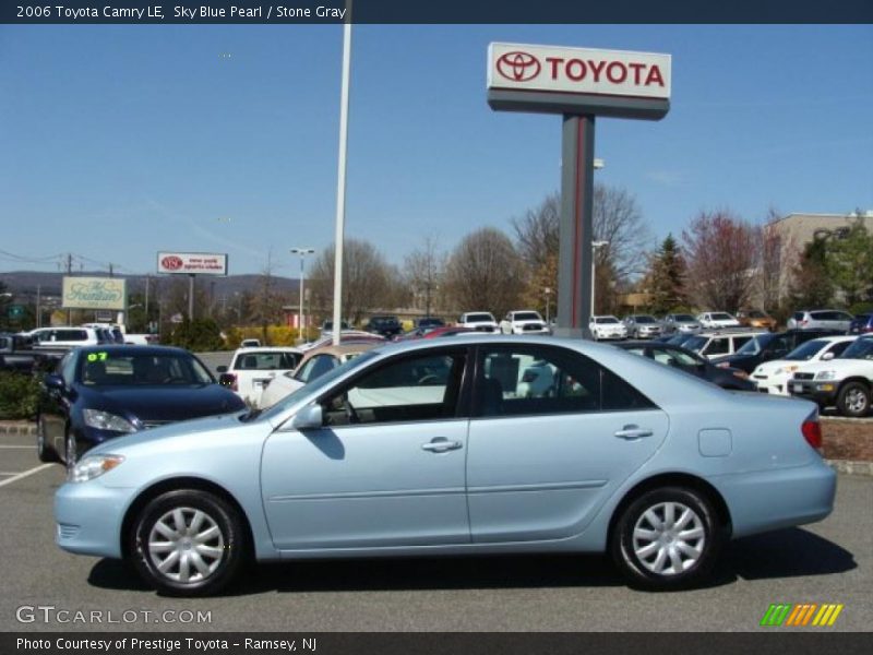 Sky Blue Pearl / Stone Gray 2006 Toyota Camry LE