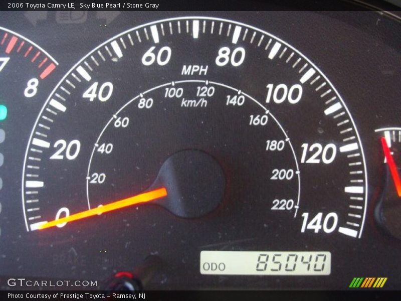 Sky Blue Pearl / Stone Gray 2006 Toyota Camry LE