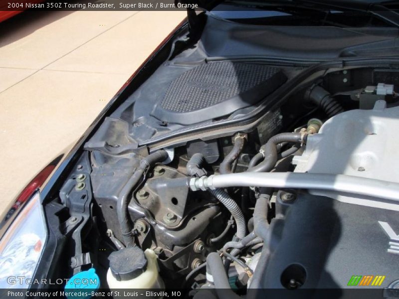 Super Black / Burnt Orange 2004 Nissan 350Z Touring Roadster