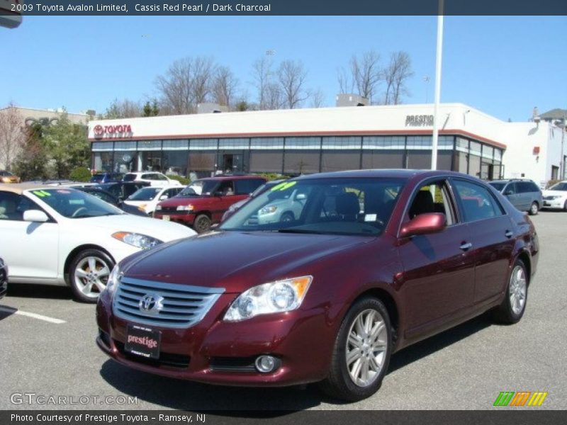 Cassis Red Pearl / Dark Charcoal 2009 Toyota Avalon Limited