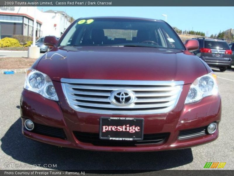 Cassis Red Pearl / Dark Charcoal 2009 Toyota Avalon Limited
