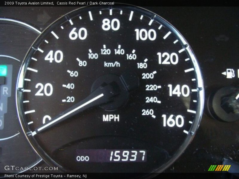 Cassis Red Pearl / Dark Charcoal 2009 Toyota Avalon Limited