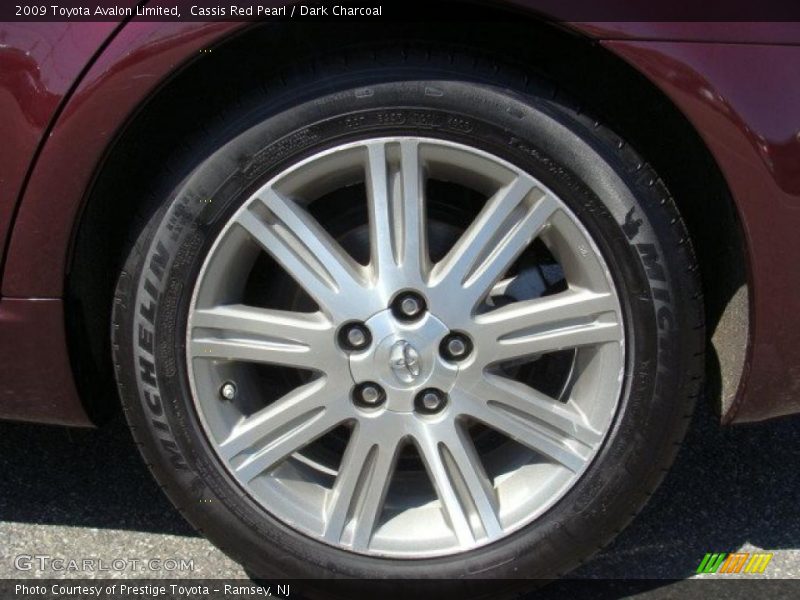 Cassis Red Pearl / Dark Charcoal 2009 Toyota Avalon Limited