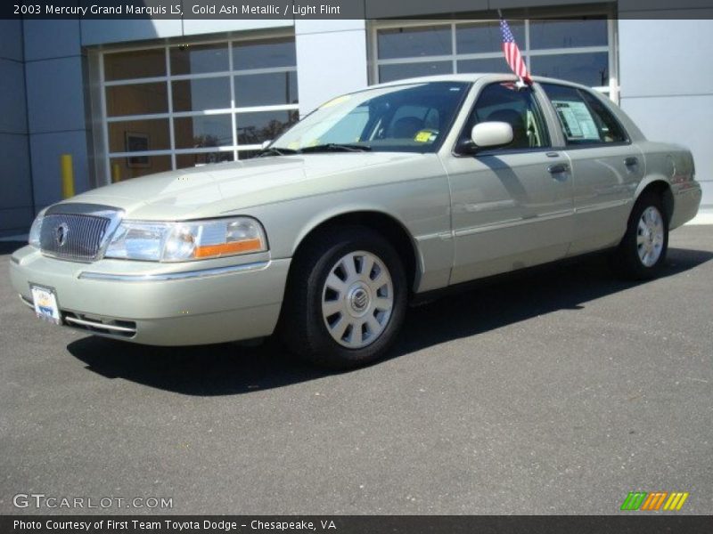 Gold Ash Metallic / Light Flint 2003 Mercury Grand Marquis LS
