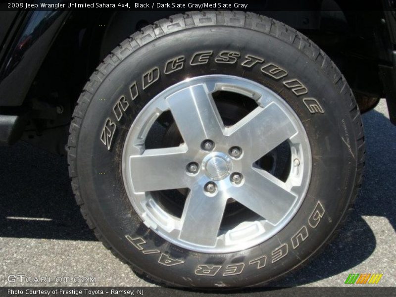 Black / Dark Slate Gray/Med Slate Gray 2008 Jeep Wrangler Unlimited Sahara 4x4