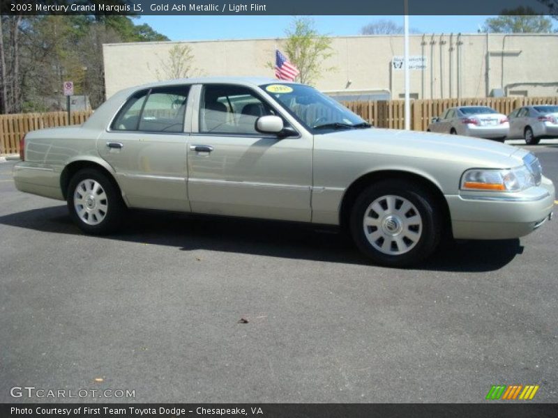 Gold Ash Metallic / Light Flint 2003 Mercury Grand Marquis LS