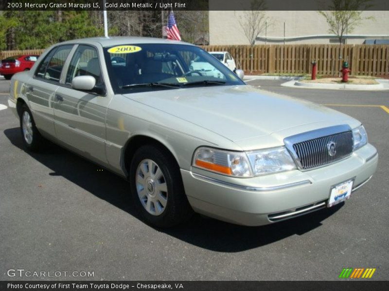 Gold Ash Metallic / Light Flint 2003 Mercury Grand Marquis LS