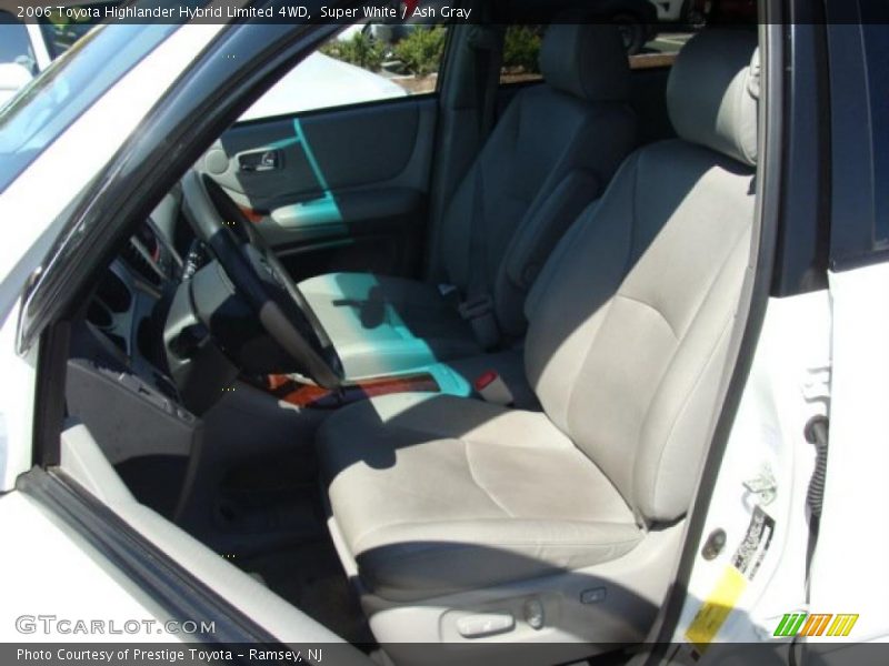 Super White / Ash Gray 2006 Toyota Highlander Hybrid Limited 4WD