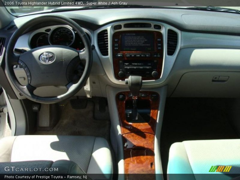 Super White / Ash Gray 2006 Toyota Highlander Hybrid Limited 4WD