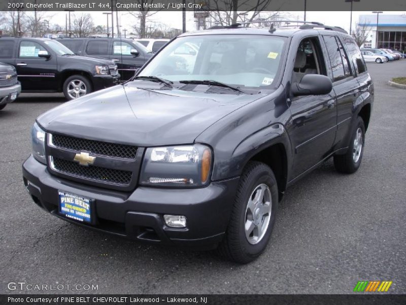 Graphite Metallic / Light Gray 2007 Chevrolet TrailBlazer LT 4x4