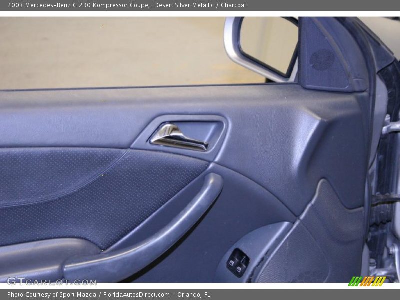 Desert Silver Metallic / Charcoal 2003 Mercedes-Benz C 230 Kompressor Coupe