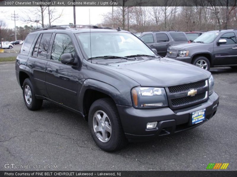 Graphite Metallic / Light Gray 2007 Chevrolet TrailBlazer LT 4x4