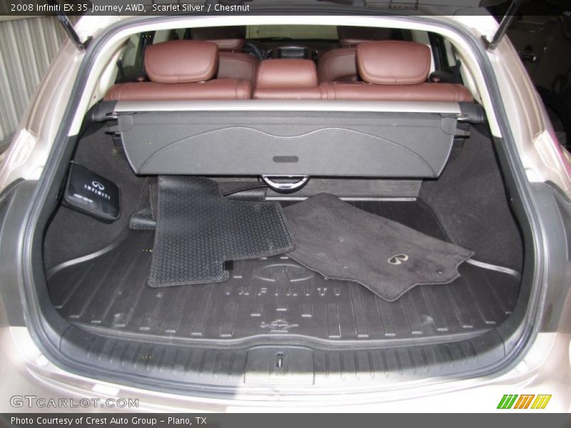 Scarlet Silver / Chestnut 2008 Infiniti EX 35 Journey AWD