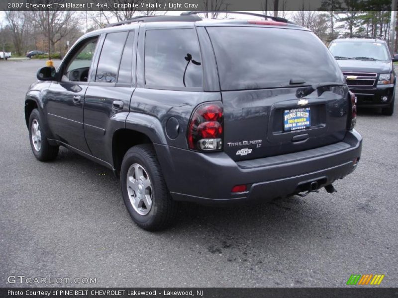 Graphite Metallic / Light Gray 2007 Chevrolet TrailBlazer LT 4x4