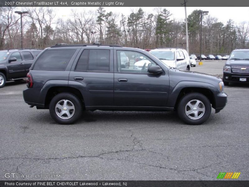 Graphite Metallic / Light Gray 2007 Chevrolet TrailBlazer LT 4x4