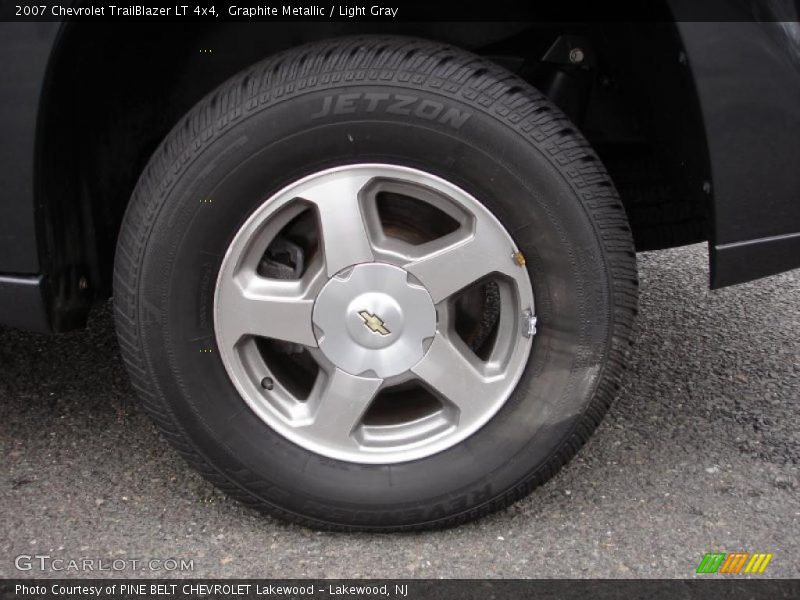 Graphite Metallic / Light Gray 2007 Chevrolet TrailBlazer LT 4x4