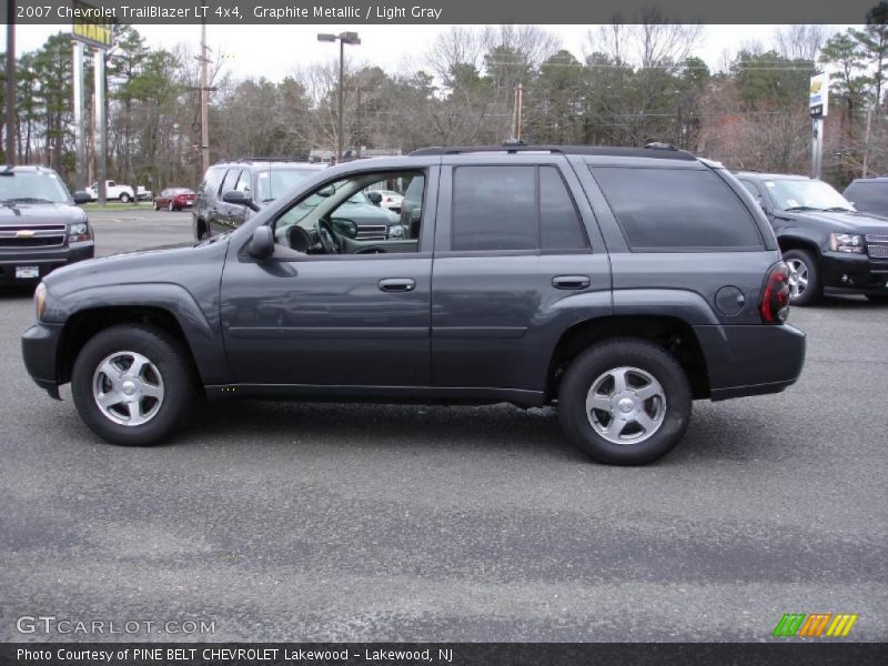 Graphite Metallic / Light Gray 2007 Chevrolet TrailBlazer LT 4x4
