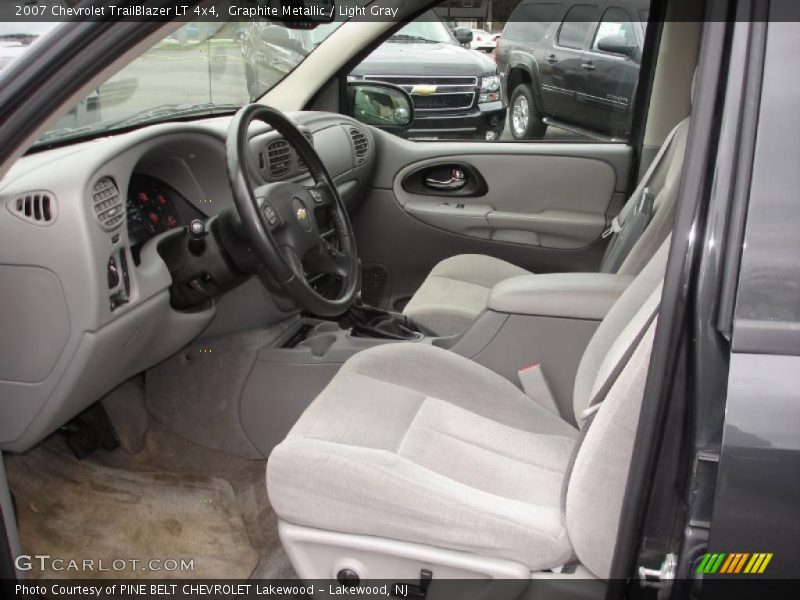 Graphite Metallic / Light Gray 2007 Chevrolet TrailBlazer LT 4x4
