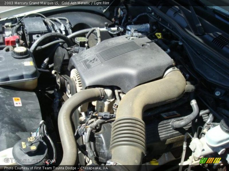 Gold Ash Metallic / Light Flint 2003 Mercury Grand Marquis LS