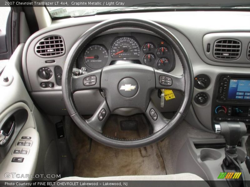 Graphite Metallic / Light Gray 2007 Chevrolet TrailBlazer LT 4x4