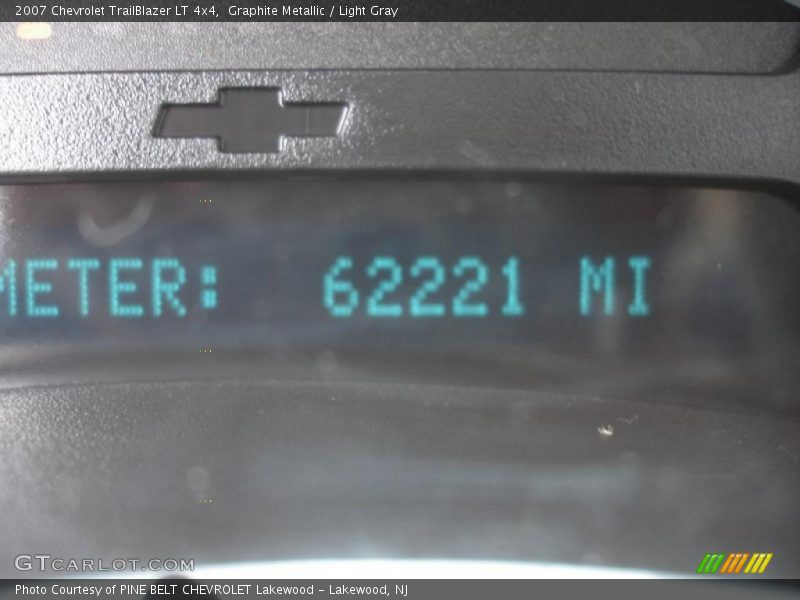Graphite Metallic / Light Gray 2007 Chevrolet TrailBlazer LT 4x4