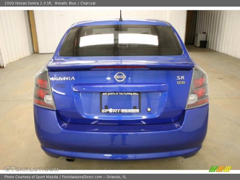 Metallic Blue / Charcoal 2009 Nissan Sentra 2.0 SR