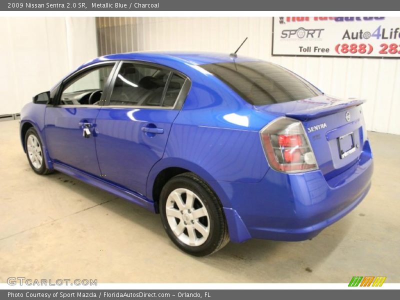 Metallic Blue / Charcoal 2009 Nissan Sentra 2.0 SR