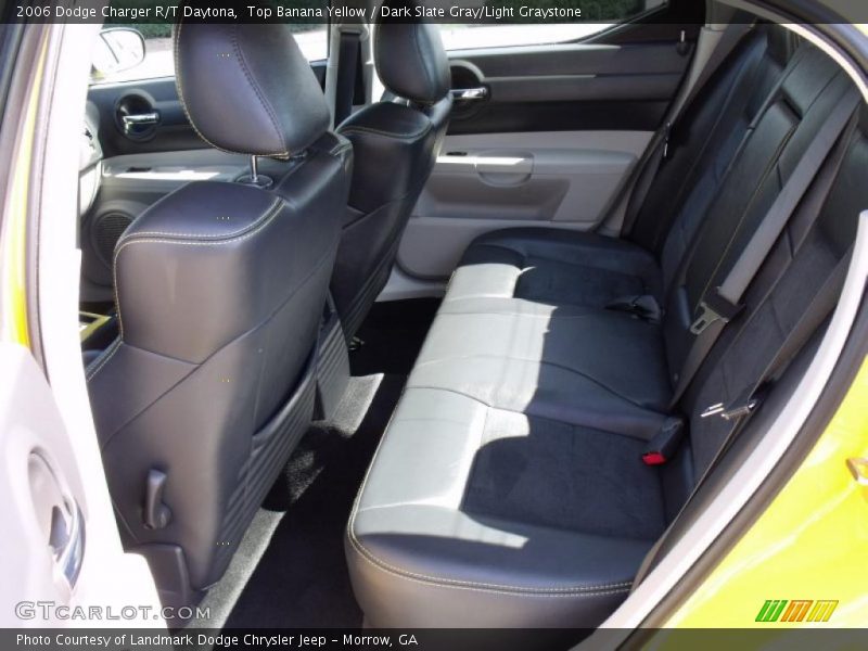 Top Banana Yellow / Dark Slate Gray/Light Graystone 2006 Dodge Charger R/T Daytona