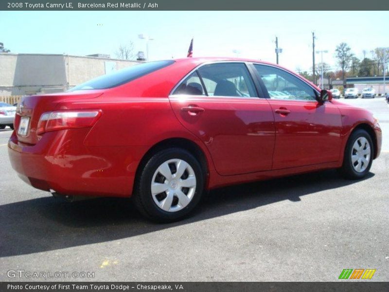 Barcelona Red Metallic / Ash 2008 Toyota Camry LE
