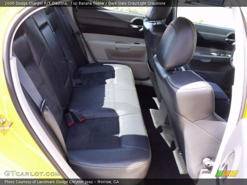 Top Banana Yellow / Dark Slate Gray/Light Graystone 2006 Dodge Charger R/T Daytona