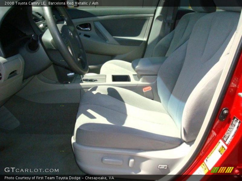 Barcelona Red Metallic / Ash 2008 Toyota Camry LE