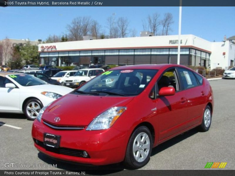 Barcelona Red Metallic / Gray 2006 Toyota Prius Hybrid