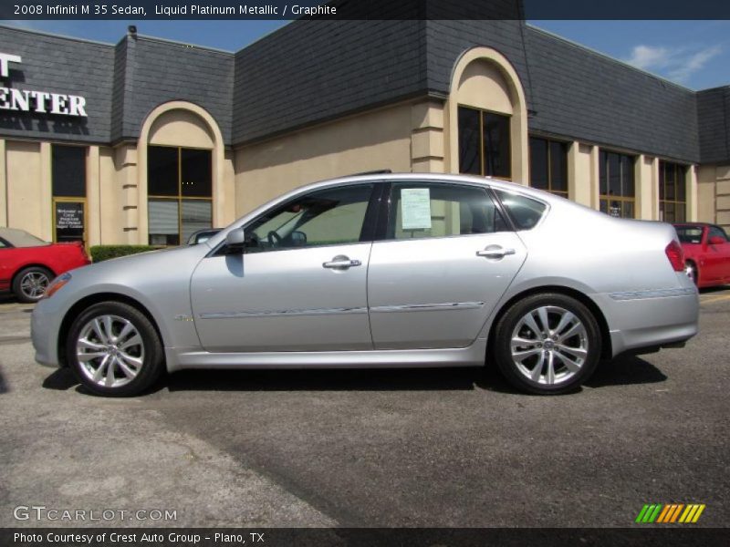 Liquid Platinum Metallic / Graphite 2008 Infiniti M 35 Sedan