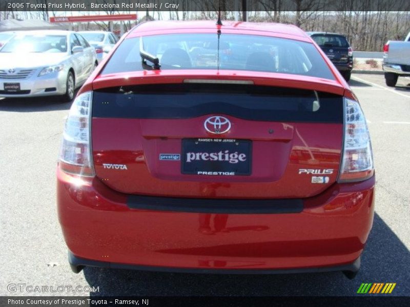 Barcelona Red Metallic / Gray 2006 Toyota Prius Hybrid