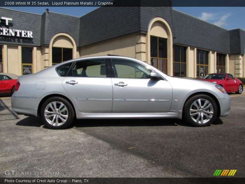 Liquid Platinum Metallic / Graphite 2008 Infiniti M 35 Sedan